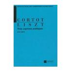 ピアノ 楽譜 リスト　コルトー | 3つの演奏会用練習曲（コルトー校訂版） | 3 Caprices Poetiques Il Lamento La Leggierezza Un Sospiro [Cortot]