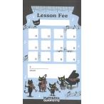 ピアノ 楽譜  | 月謝袋‐クロネコカルテット（5枚セット）