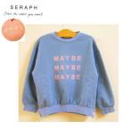 ショッピングセラフ セラフ Seraph ロゴトレーナー 女の子 メール便OK 30%OFF