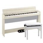 コルグ KORG 電子ピアノ デジタルピアノ C1AirWA + 高低自在椅子PC-300WH
