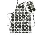 Yahoo! Yahoo!ショッピング(ヤフー ショッピング)クリッパン エプロン キッチンタオル スウェーデン 北欧 CANDY Black キャンディ