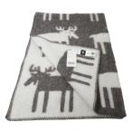 クリッパン ブランケット ウール ハーフケット MOOSE 北欧 90×130cm