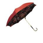 パソッティ 長傘 傘 レディース アンブレラ UVカット レッド ローズ イタリア ローマ Style 189