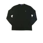 ポロラルフローレン カットソー 長袖Tシャツ CLASSIC FIT コットン クルーネック ウェア ブラック