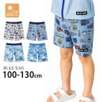 水着 男の子 スイムパンツ 海水パンツ UVカット キッズ UPF50+ 電車 鉄道 サメ 海の生き物 スイムウェア BLUESAIL ブルーセイル 262827-861