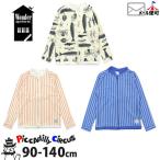 wonder apartment ワンダーアパートメント 長袖ラッシュガード ストライプ オレンジ ブルー 314-7218208 90cm 100cm 110cm 120cm 130cm 水着