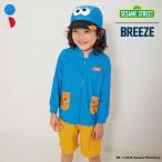 BREEZE 水着 セサミストリート 3点セット 男の子 ラッシュガード トランクス スイムキャップ UVカット なりきり クッキーモンスター エルモ ブリーズ J376806
