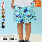 水着 トランクス UVカット 総柄 スイムウェア 海水パンツ 海パン ampersand アンパサンド 120 140 L276015 子供 男の子