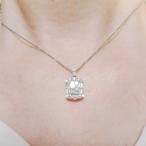 プラチナ ダイヤモンドペンダントネックレス