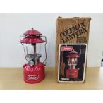  Coleman 200A бензин фонарь с ящиком 80 год 2 месяц производства белый окантовка Vintage Coleman *2007