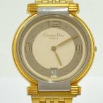 保証付 クリスチャンディオール 39.12.02 クオーツ レディース  腕時計 Christian Dior ベルト社外品  ◆2004