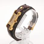 クリスチャンディオール ディオール66 トロッター D104-150 クオーツ レディース 腕時計 ゴールド文字盤 Christian Dior  ◆2005