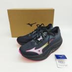 MIZUNO WAVE REBELLION PRO2 черный SIZE 26.5cm с ящиком бег обувь спортивные туфли Mizuno *3110/ поле механизм Hamamatsu . бамбук магазин 