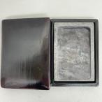  применяющийся товар Tang . край .. утро . скала крышка есть дерево в коробке ... старый . China документ инструмент 446g 12.6×8.1×1.9cm *2008