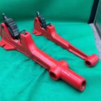  сосна склон металлоконструкция место MCC FV-1 FV-2 foot тиски 2 шт. комплект 1/2-1 1/4 1 1/4-2 б/у USED *2012