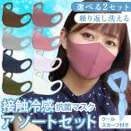 冷感マスク ひんやりマスク 3枚入り 洗える 3D立体マスク 朝9時までのご注文で当日出荷(土日祝日除く) 熱中症対策 スポーツマスク 夏用 大人 子供