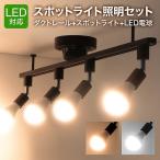 シーリングライト 天井 照明 スポット照明 ダクトレール LED電球4灯セット おしゃれ ライト 照明 間接照明 北欧  6畳 8畳