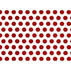  белый фарфор для транскрипция бумага Polka точка ( красный ) * точка. диаметр 14mm бумага размер примерно 23×33cm / полька-дот polkadot красный 