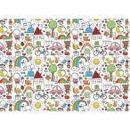 白磁用転写紙Q 9008 Oh!Happy Day　/ 女の子 男の子 子供用食器 プレゼント 動物アニマル キッズ 車 自転車うさぎリンゴ花イラストq0