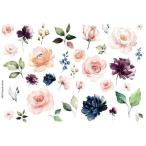  белый фарфор для транскрипция бумага Q 9040 rose Lee bs( розовый серия ) / роза роза rose rose цветочный принт flower цветок подарок розовый красный красный q0