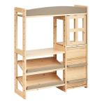 ショッピングままごと ままごと おままごと おもちゃ 子供用 女の子 男の子 お店屋さん 知育玩具 幼児 木のお店屋さん Marche5(マルシェ5) 3色対応