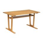 ダイニングテーブル 幅130cm 長方形 オーク無垢材使用 ダイニング 食卓テーブル おしゃれ 4人用 木製 ラバーウッド脚 テーブル単品 JACE(ジェイス) 2タイプ対応