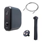 防犯カメラ 屋外 監視カメラ 小型 見守りカメラ ペットカメラ ワイヤレス 自動撮影 動画 静止画 留守番 電池式 どこでもセンサーカメラ 盗難防止ワイヤーセット