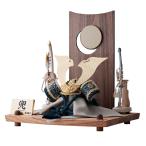 五月人形 コンパクト おしゃれ 兜飾り 弓太刀 飾り台 3点セット こどもの日 初節句 端午の節句 国産 ＜翠鳳作8号永遠之兜＞ 3タイプ対応