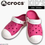 正規取扱店 クロックス 女の子 男の子 クロッグ サンダル キッズ ジュニア シューズ バンプ イット ピンク 19.5cm 202282