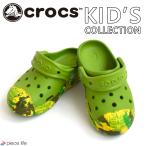 クロックス crocs ボーイズ バンプ イット カモ Crocs Bump It Camo Clog K 男の子 春 夏 秋 冬 グリーン 15.5cm 203139