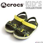 クロックス メンズ レディース crocs 正規取扱店 クロックバンド シーズナル グラフィック サンダル キッズ 男の子 女の子 春 夏 迷彩 205765