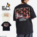 2025新作 ゴースローキャラバン go slow caravan 半袖 Tシャツ メンズ レディース タコさんウインナー トップス スクエアロゴ バック ゆったりTEE 341915