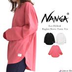 【】NANGA ナンガ トップス Tシャツ 半袖 エコハイブリッド ラグラン スリーブ チュニック ティー レディース 春 夏 秋 NW2211-1G21