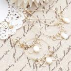 Yahoo! Yahoo!ショッピング(ヤフー ショッピング)天然シェルのフックピアス 2種類の形から選べる ドロップ サークル エレガントな大きさ レディース 春夏秋冬 大人気 爆買