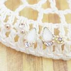 Yahoo! Yahoo!ショッピング(ヤフー ショッピング)樹脂製ポスト スタッド 豪華6点セット 大人ドロップピアス メタルボール お花