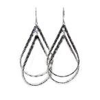 Yahoo! Yahoo!ショッピング(ヤフー ショッピング)2連のメタリックパーツが揺れるジプシーピアス 渋谷や銀座で大人気ブランド napa シルバー ゴールド 金属アレルギー対応のニッケルフリーフック 爆買