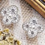 Yahoo! Yahoo!ショッピング(ヤフー ショッピング)チタン製ポスト キュービックジルコニア煌くフラワーモチーフスタッドピアス 低アレルギーポス 爆買