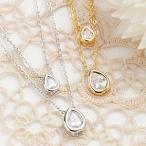 Yahoo! Yahoo!ショッピング(ヤフー ショッピング)2連ネックレス レディース ペンダント ドロップモチーフ 重ね付け しずく 爆買
