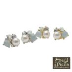 Yahoo! Yahoo!ショッピング(ヤフー ショッピング)スタッドピアス ラインストーン パール ビジュー レディース