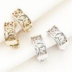 Yahoo! Yahoo!ショッピング(ヤフー ショッピング)レディース イヤリング sophia 痛くなりにくい樹脂クリップ 透かし柄 フープ ミニリング シンプル デイリー 爆買