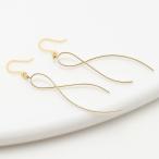 Yahoo! Yahoo!ショッピング(ヤフー ショッピング)フックピアス 樹脂ポスト ノンアレルギー 日本製 ゴールド スクリューワイヤーチャーム シンプル 大ぶり