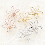 Yahoo! Yahoo!ショッピング(ヤフー ショッピング)スタッドピアス チタン製ポスト 低アレルギー フラワー 花 ワイヤーフラワー 立体的 爆買