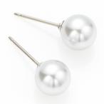 Yahoo! Yahoo!ショッピング(ヤフー ショッピング)レディース スタッドピアス チタン製ポスト 低アレルギー 日本製 8mm ガラスパール グレー ブラックパール