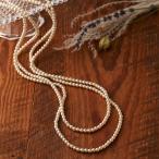 Yahoo! Yahoo!ショッピング(ヤフー ショッピング)ネックレス パール 真珠 三連 ロング 長い ドレス フォーマル シンプル 首回り約204cm 直径6mm