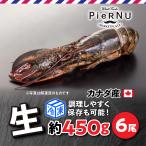 [ рефрижератор ] сырой омар море .( Canada производство ) 6 хвост ( примерно 450g×6)