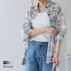 (サマーセール) シアー チェック トレンド 夏 レディース MD あすつく