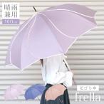 傘 レディース かさ 雨傘 おしゃれ 長傘 ジャンプ 60cm 風に強い傘 大きめ 晴雨兼用 日傘 丈夫 軽量 耐風 傘寿 祝い プレゼント 単色 _UV