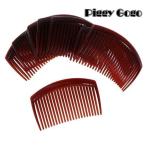 ショッピングヘアスタイリングツール 約12個入り ヘアコーム プラスチック製 DIY ヘアクリップ ヘアピン ファンシー