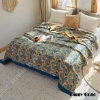 ガーゼケット シングル 綿100% 4重ガーゼ ボヘミアン風 タオルケット 夏掛け 肌掛け ブランケット 4重ガーゼケット 抗菌 涼感 吸湿 吸水 通気性 洗える