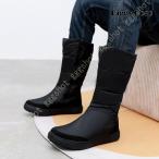 スノーブーツ レディース ムートンブーツ 無地 防水ロングウィンターブーツ 裏起毛 雪靴 防寒 防滑 冬用ブーツ レディース ブーツ ローファー ロングブーツ